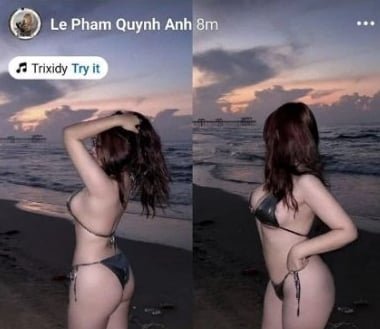 Lê Phạm Quỳnh Anh ngon lành húp đồ ngon