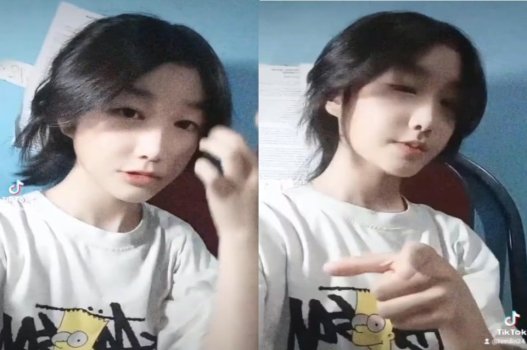 Non bị anh ta dụ show bướm không lông