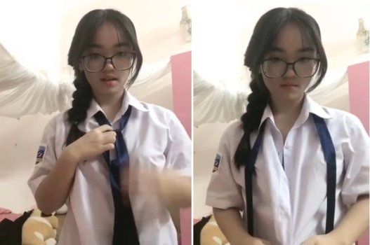 Nữ sinh kính cận với mông cực phẩm trong màn đêm đầy gợi cảm